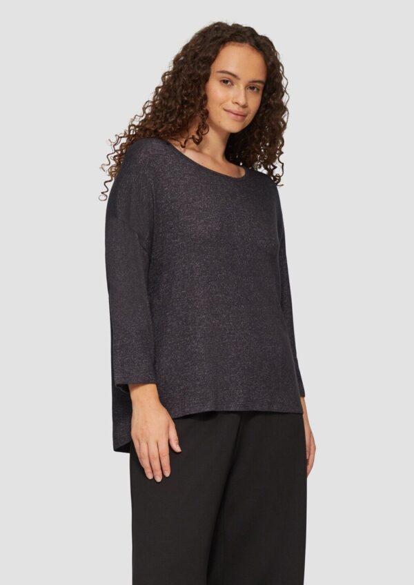 Meliertes Shirt aus Viskosemix