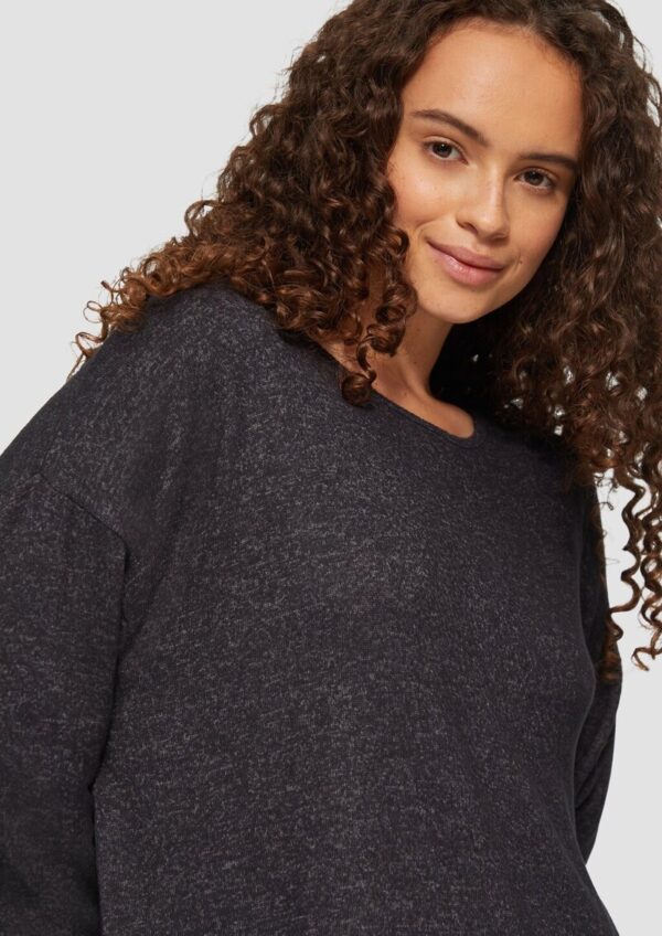 Meliertes Shirt aus Viskosemix