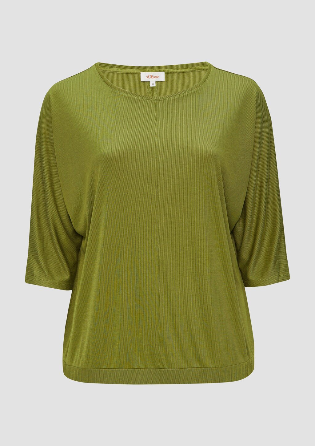 O-Shape-Shirt mit Fledermausarm