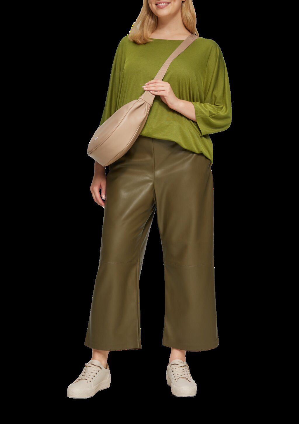 O-Shape-Shirt mit Fledermausarm