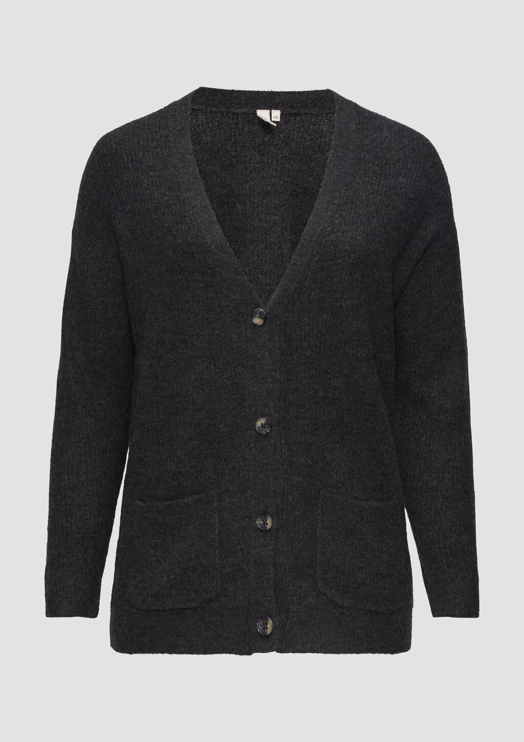 Strickjacke mit aufgesetzten Taschen