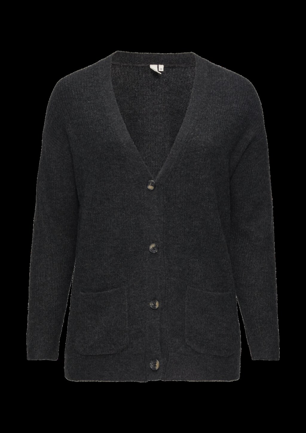 Strickjacke mit aufgesetzten Taschen