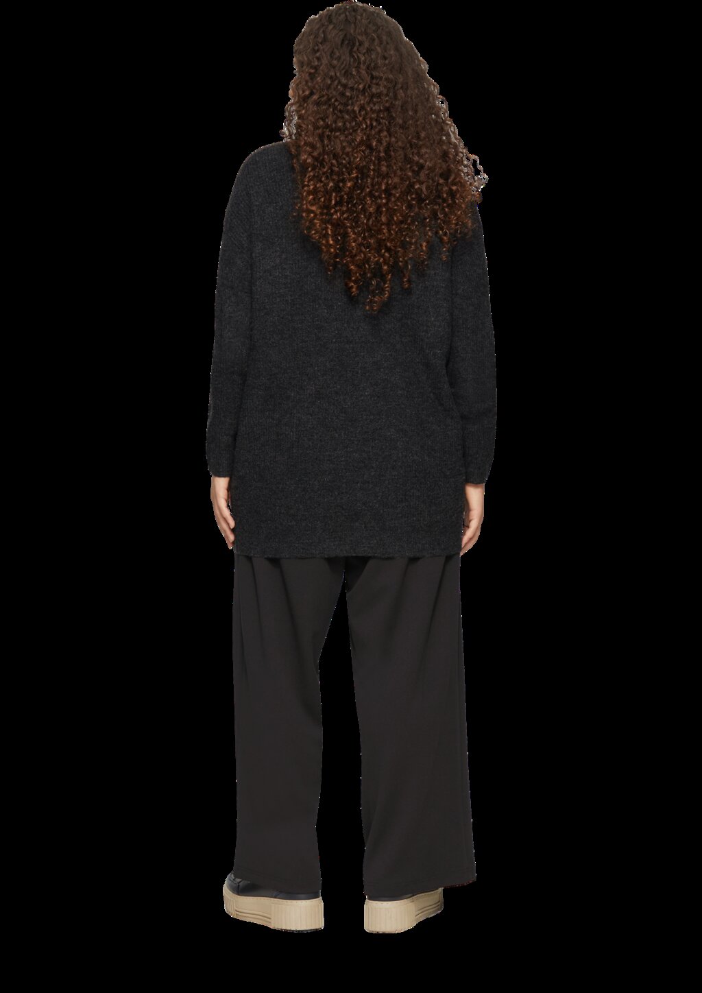 Strickjacke mit aufgesetzten Taschen