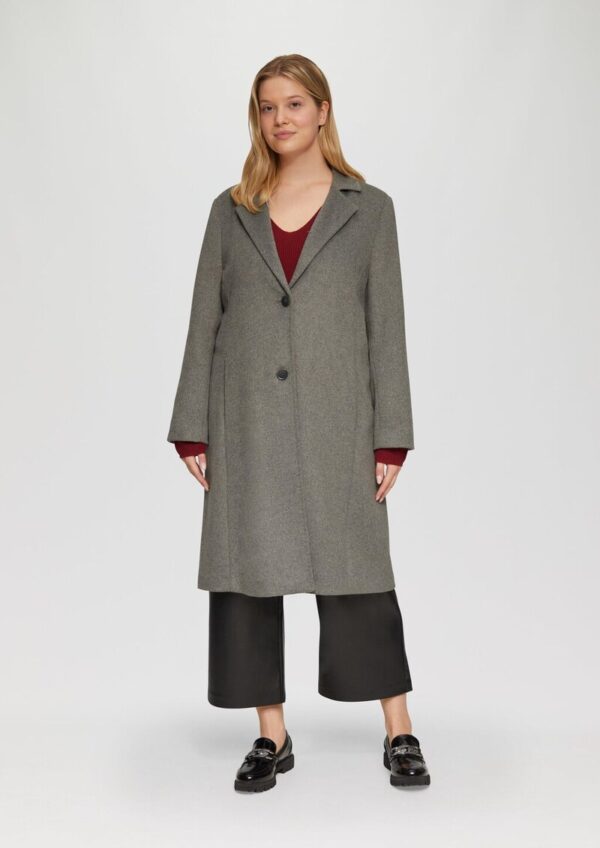 Wollmantel im Relaxed Fit