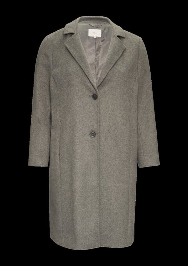Wollmantel im Relaxed Fit