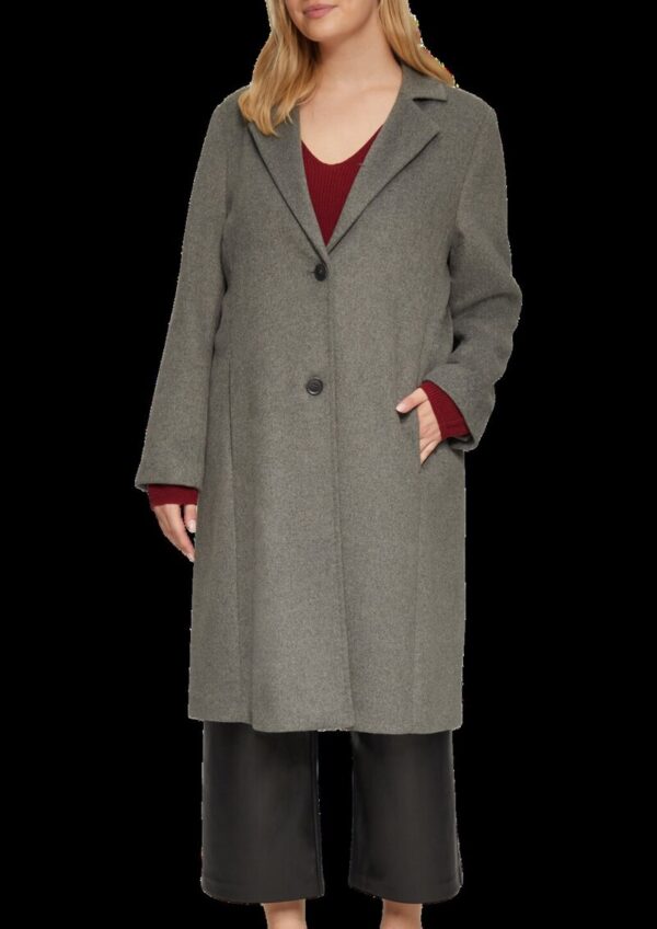 Wollmantel im Relaxed Fit