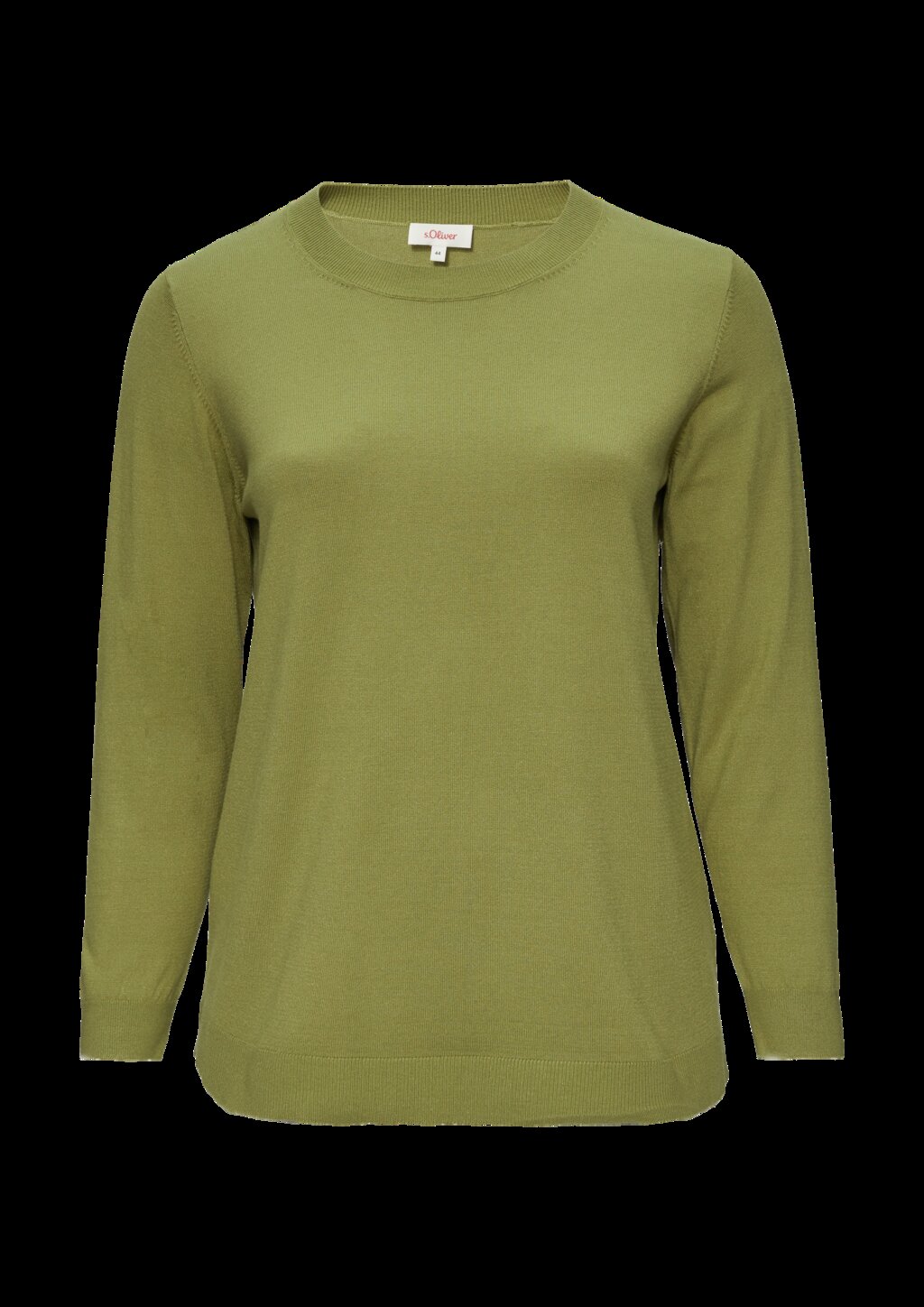 Strickpullover mit Rundhalsausschnitt