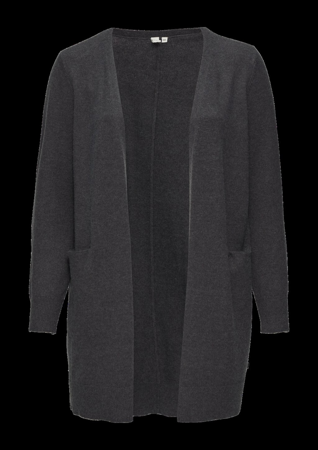 Lange Strickjacke aus Viskosemix