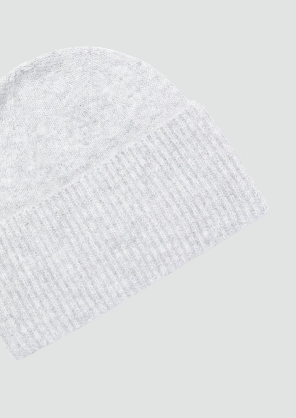 Beanie aus Rippstrick