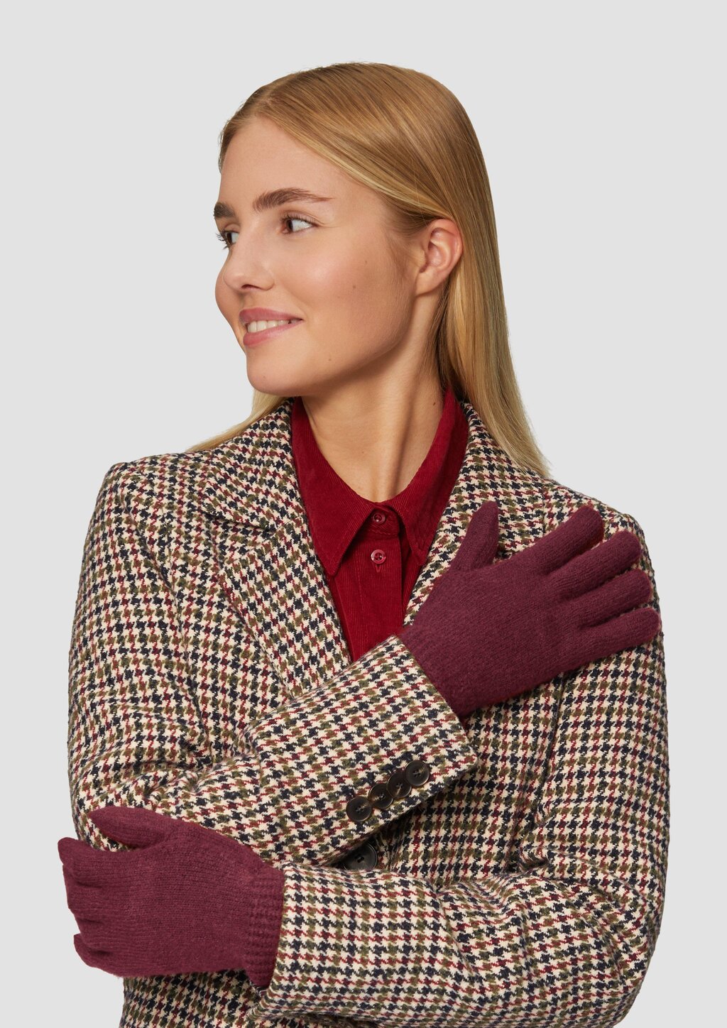 Handschuhe in Woll-Optik