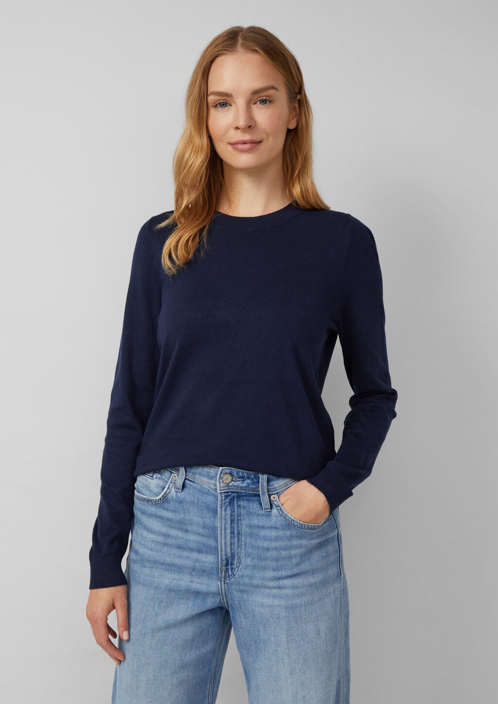 Strickpullover aus Viskosemix