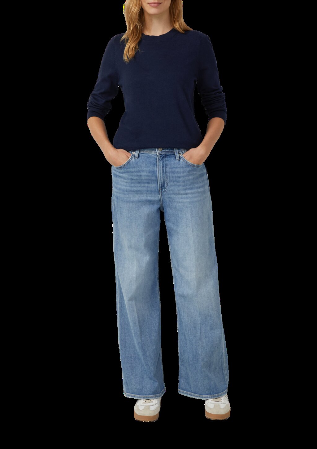 Strickpullover aus Viskosemix