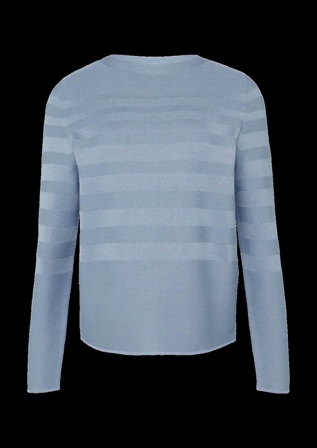Gestreifter Feinstrickpullover aus Viskosemix