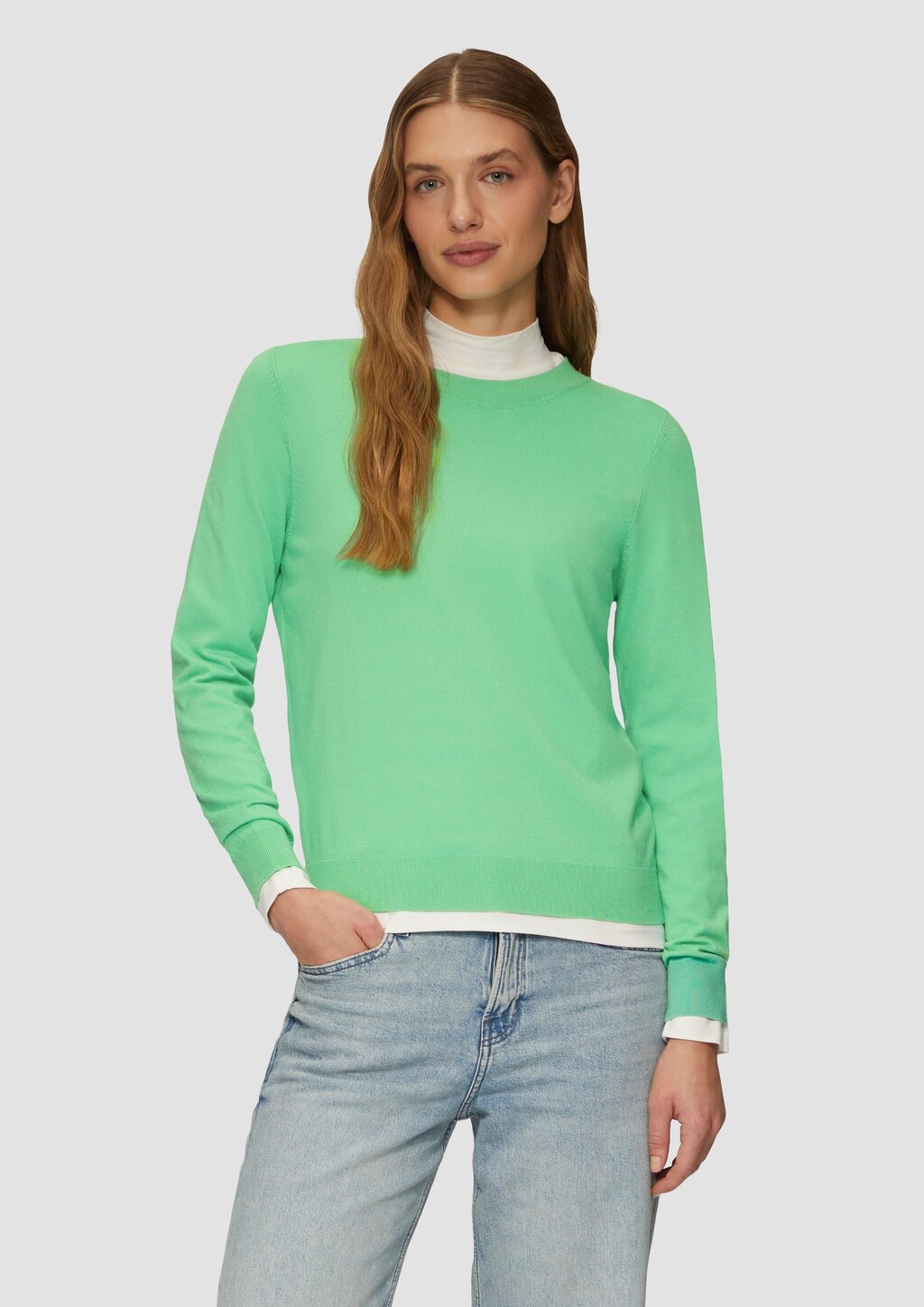 Strickpullover aus Viskosemix