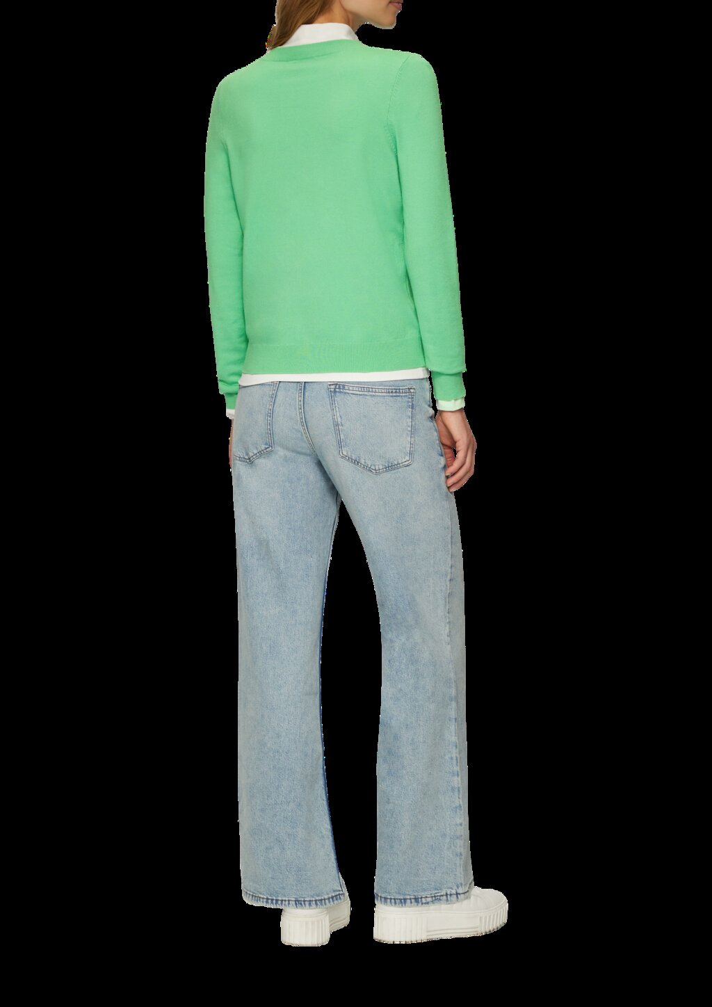 Strickpullover aus Viskosemix