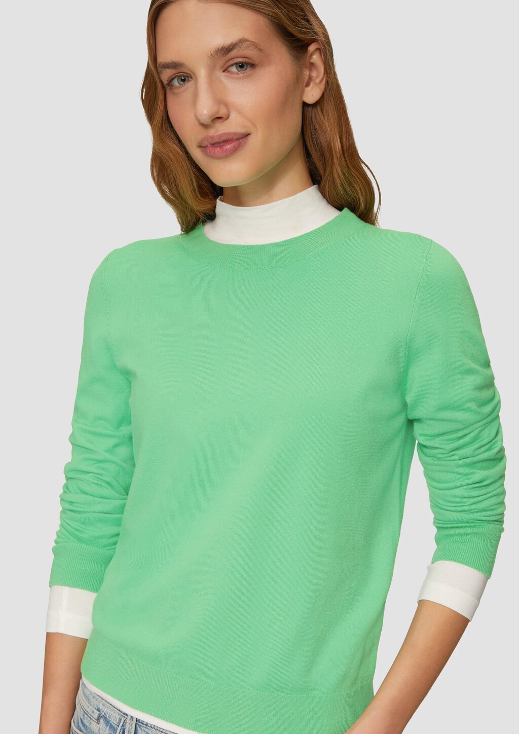 Strickpullover aus Viskosemix