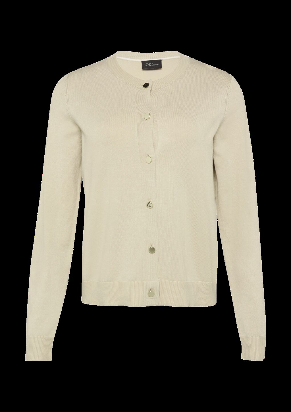 Strickjacke aus Viskosemix mit dekorativen Knöpfen