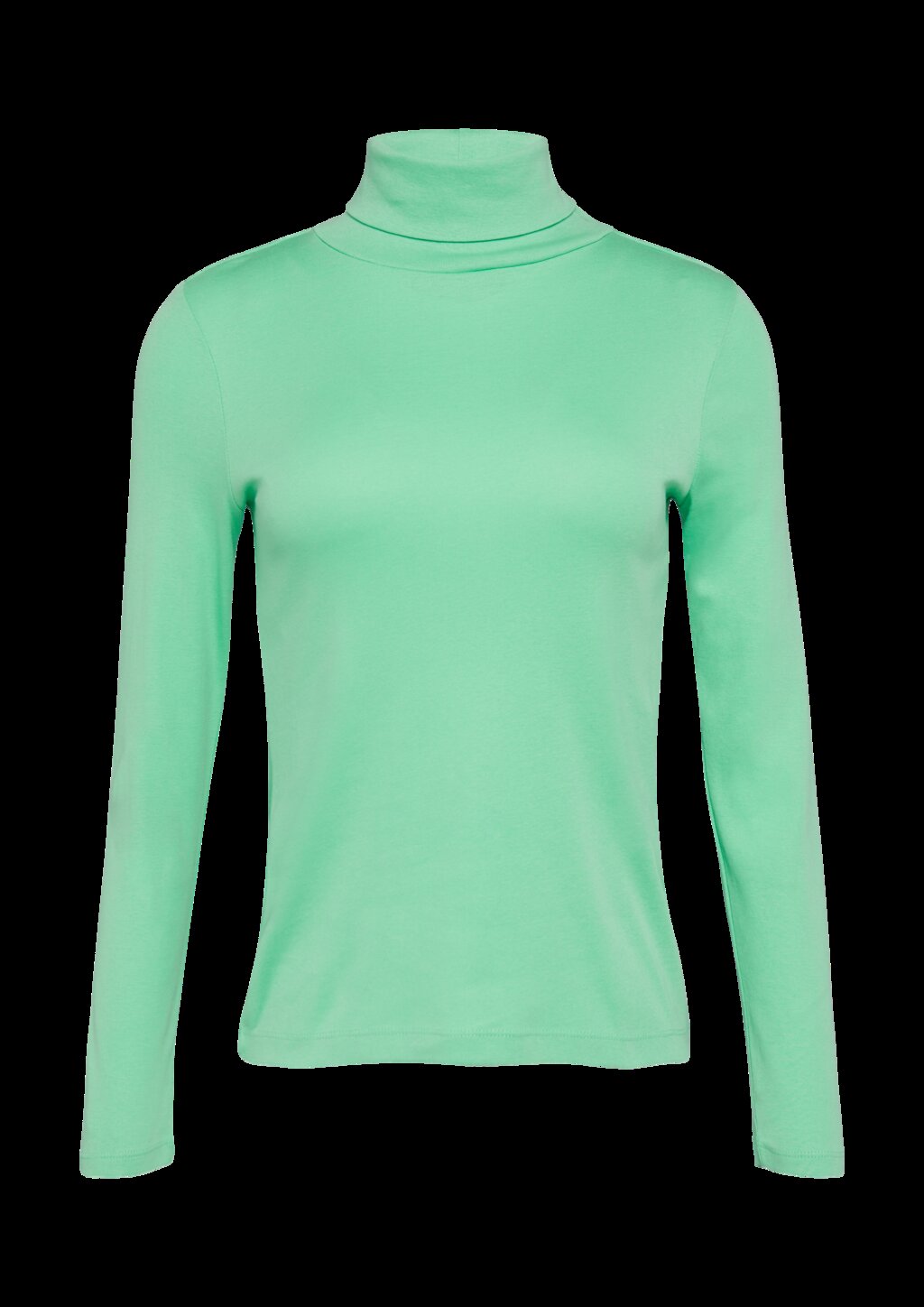 Elastisches Langarmshirt mit Rollkragen