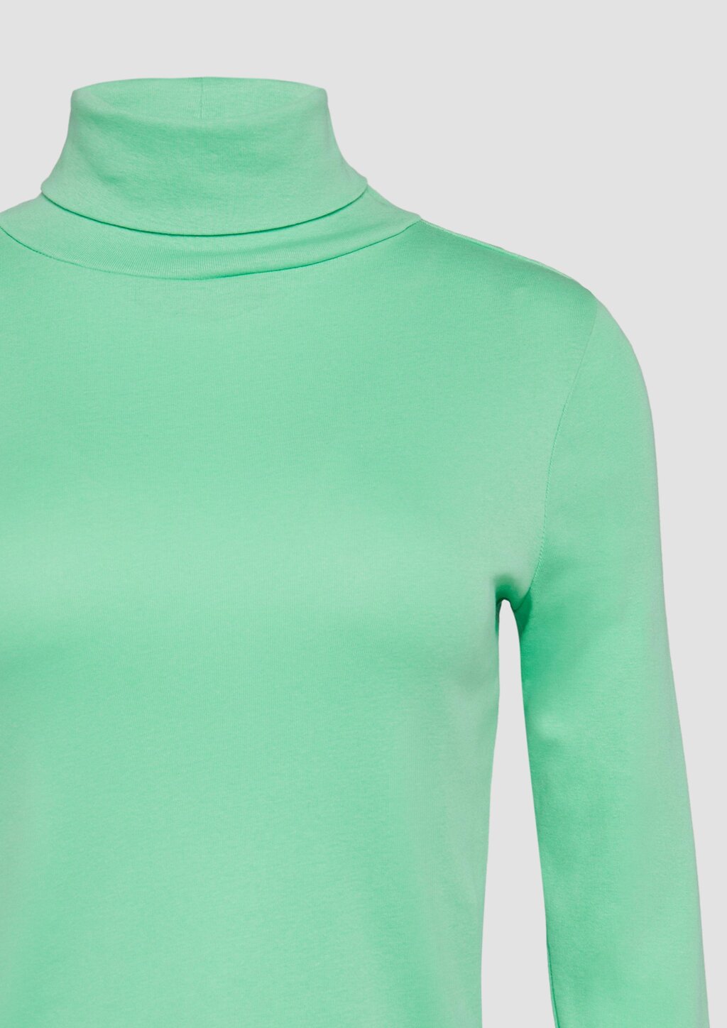 Elastisches Langarmshirt mit Rollkragen