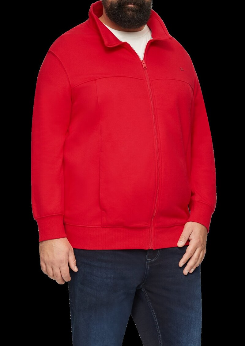 Sweatjacke mit Stehkragen