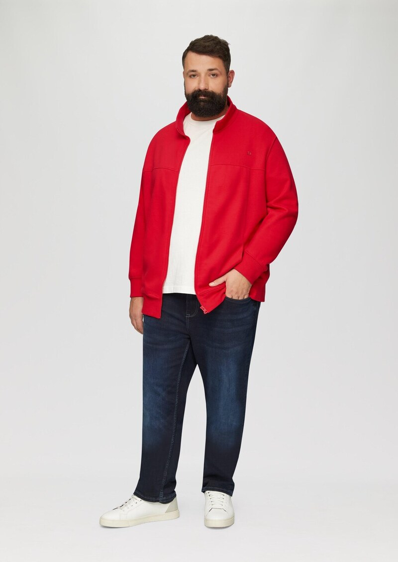 Sweatjacke mit Stehkragen