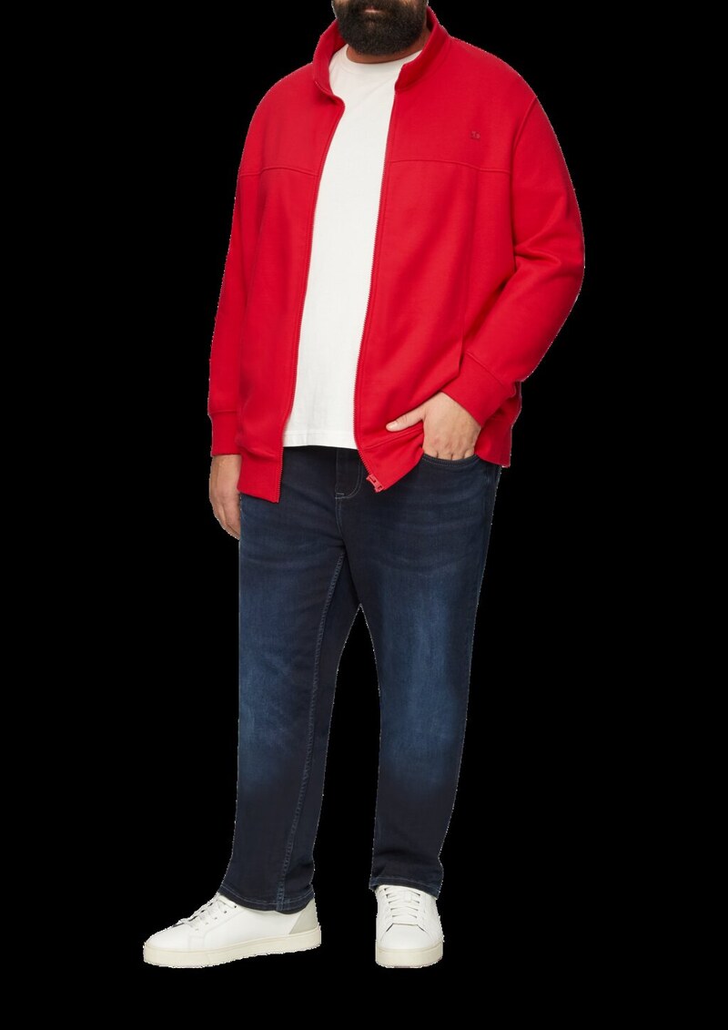 Sweatjacke mit Stehkragen