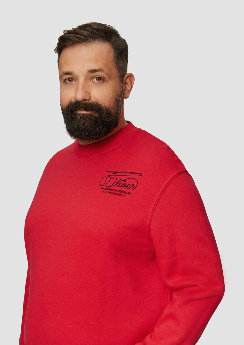 Sweatshirt mit Stickerei