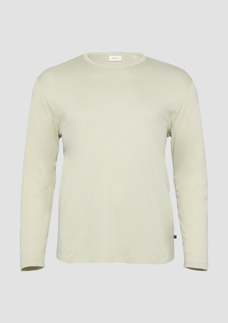Softes Langarmshirt aus Baumwolljersey