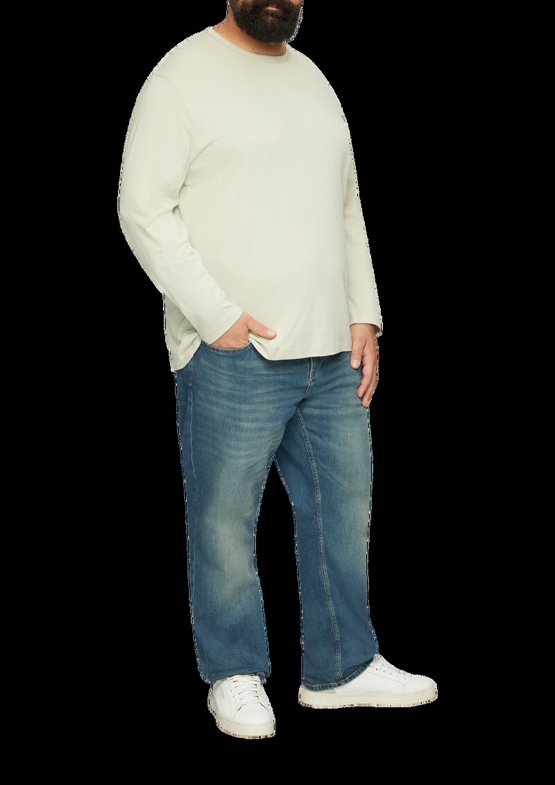 Softes Langarmshirt aus Baumwolljersey