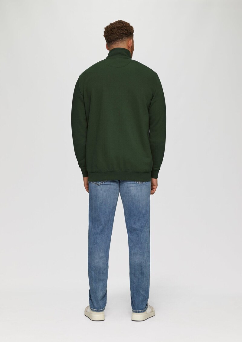 Sweatjacke mit Stehkragen