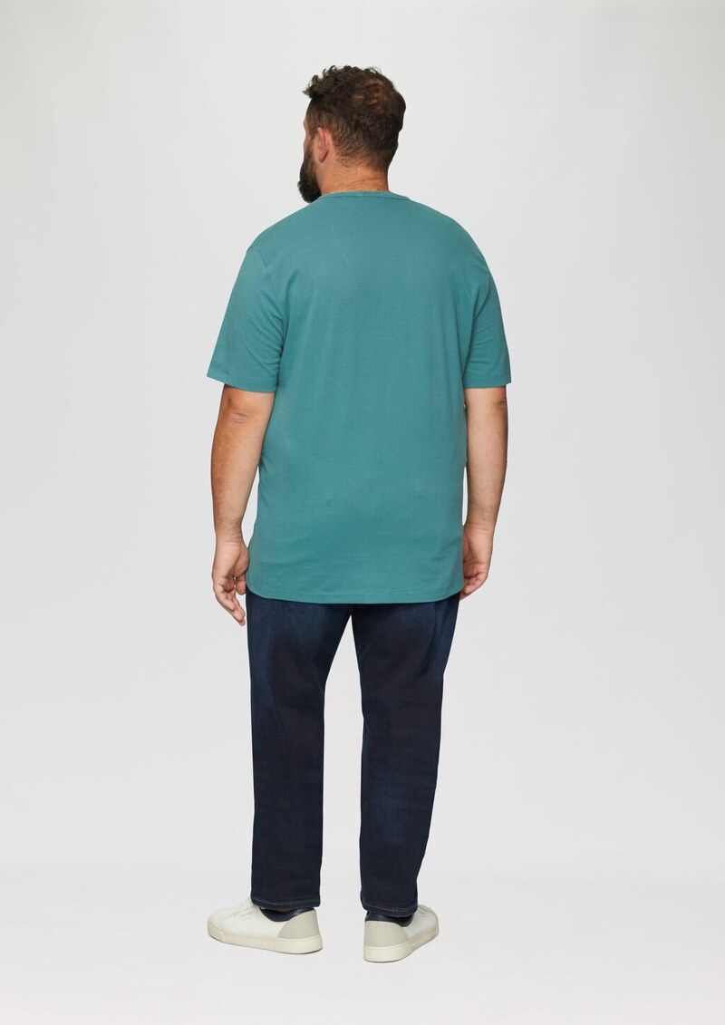 T-Shirt mit Logo-Stickerei