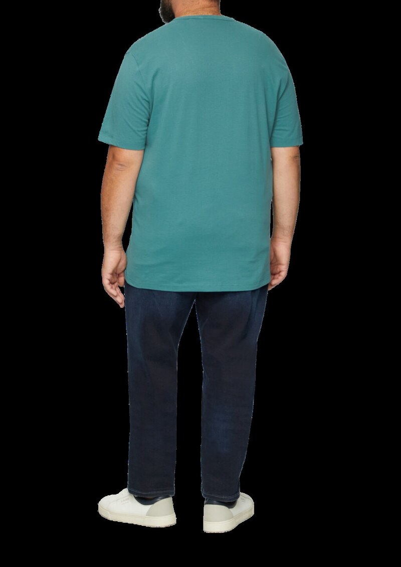 T-Shirt mit Logo-Stickerei