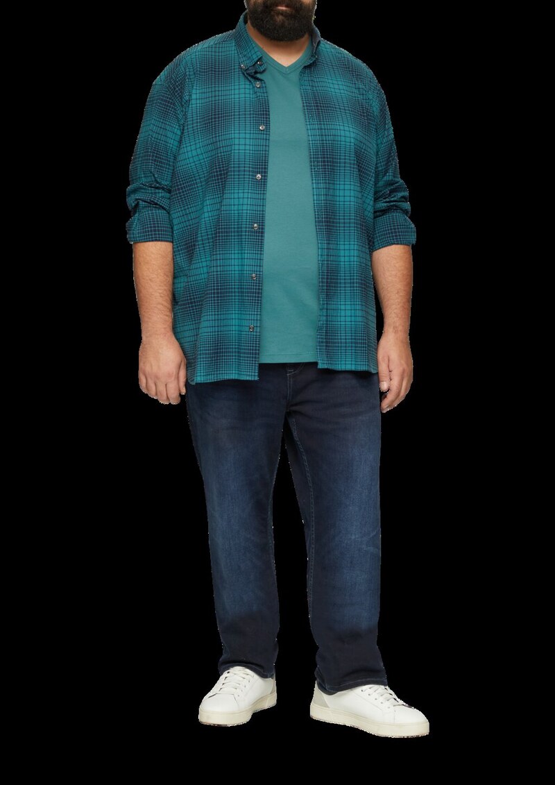 T-Shirt mit Logo-Stickerei