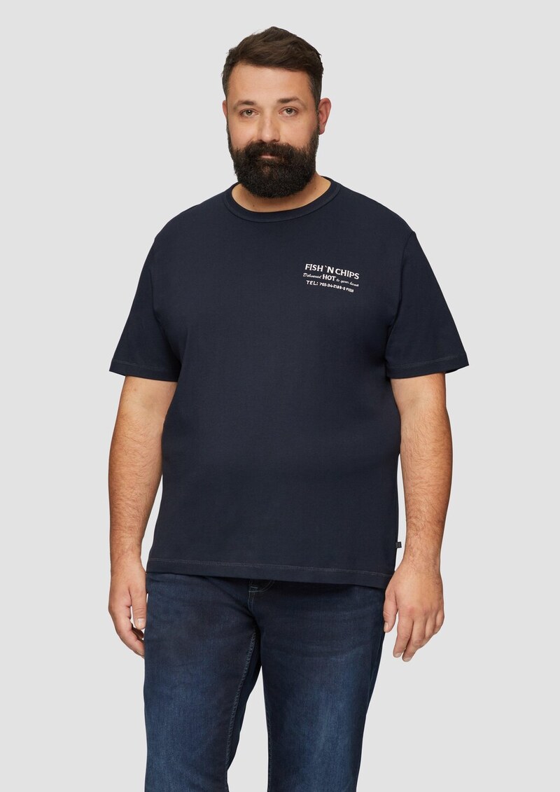 Baumwollshirt mit Frontprint