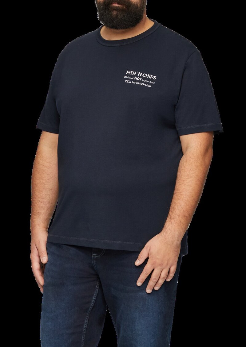 Baumwollshirt mit Frontprint