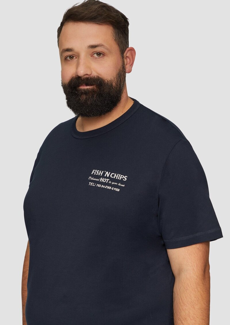 Baumwollshirt mit Frontprint