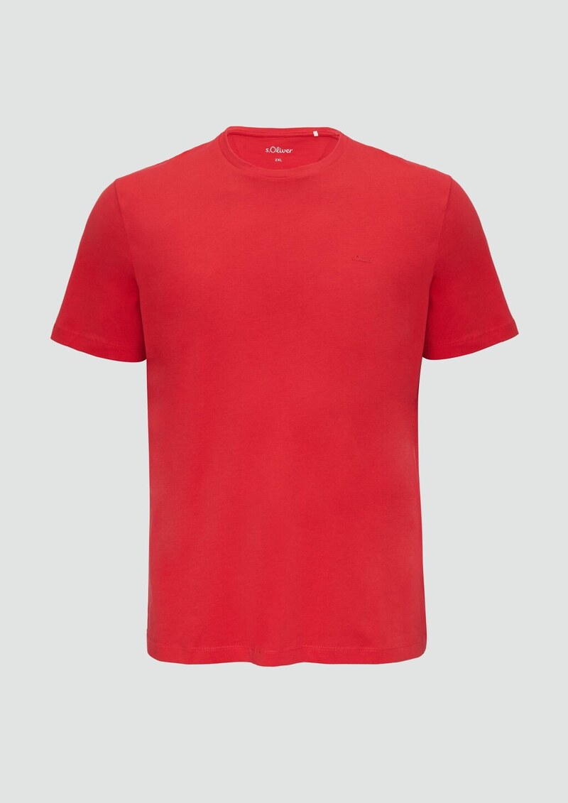 T-Shirt aus reiner Baumwolle mit Logo-Print