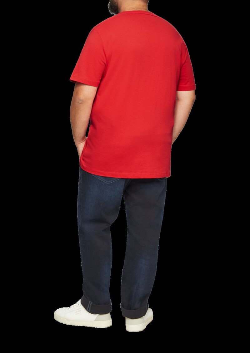 T-Shirt aus reiner Baumwolle mit Logo-Print