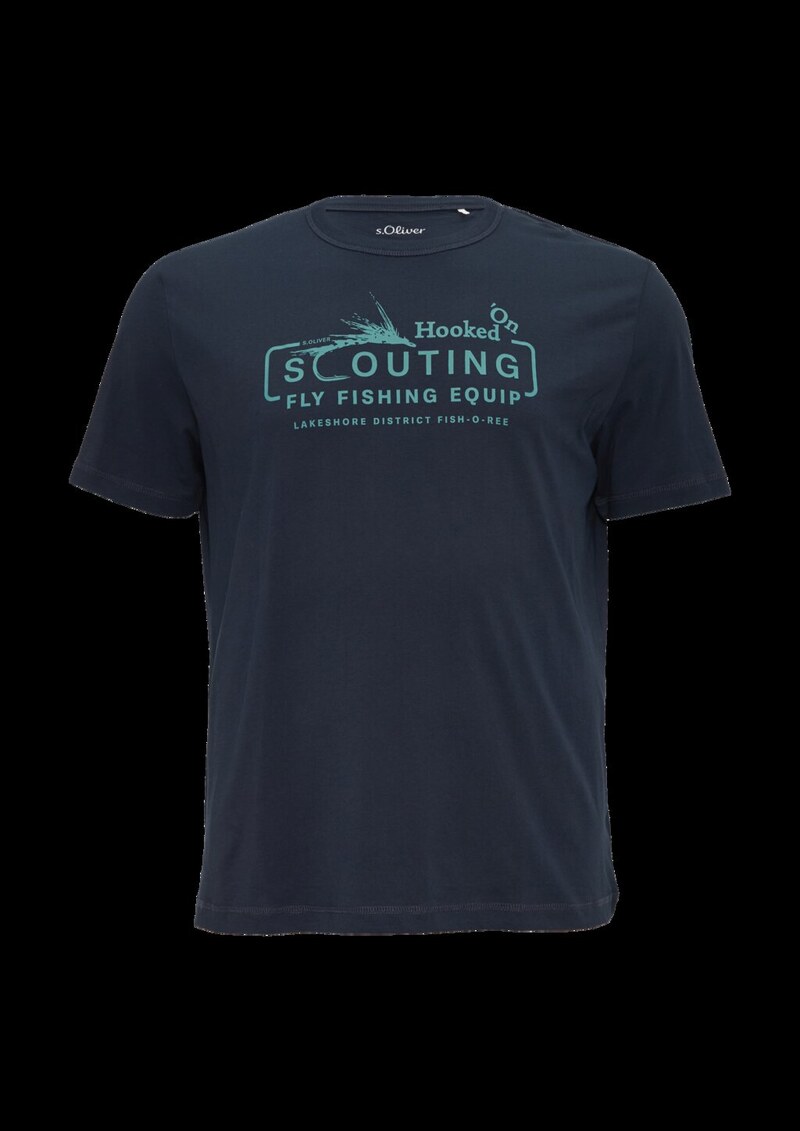 Baumwollshirt mit Frontprint