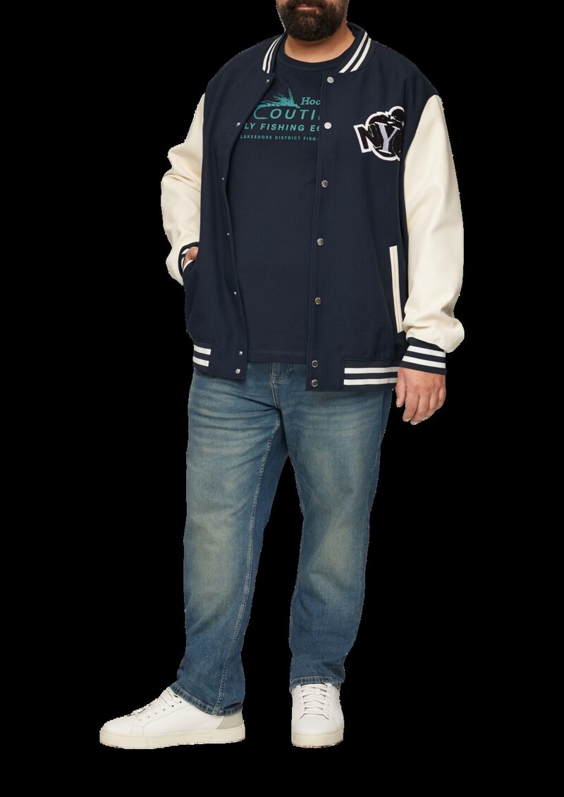 Baumwollshirt mit Frontprint