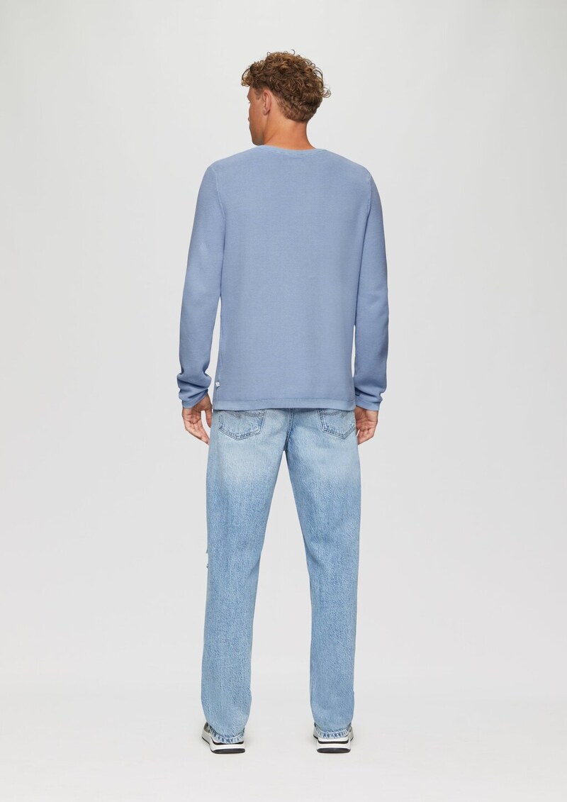 Strickpullover mit Knopfleiste