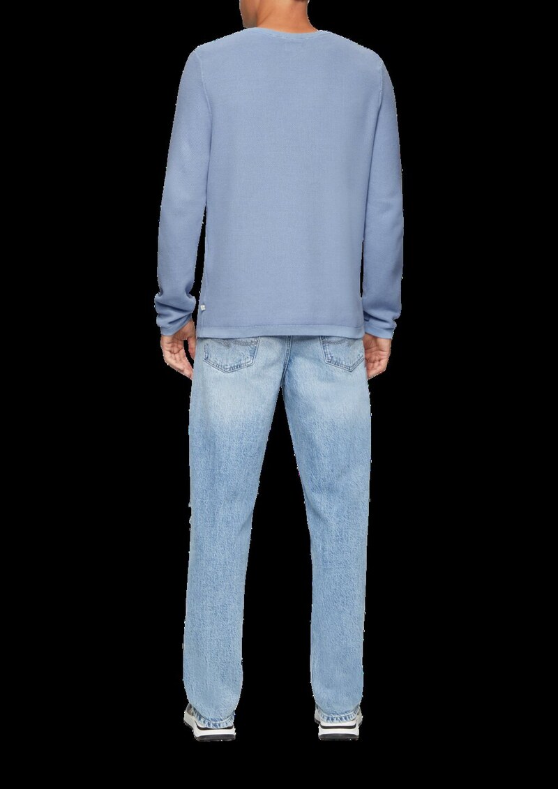 Strickpullover mit Knopfleiste