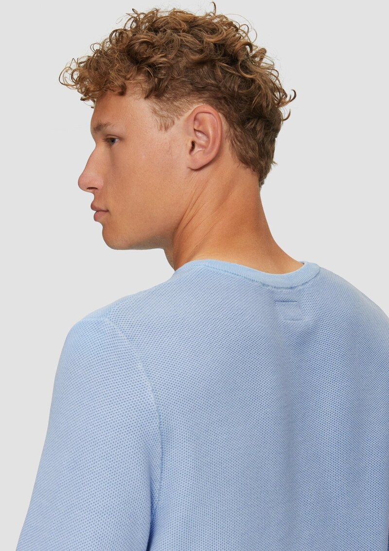 Strickpullover mit Knopfleiste