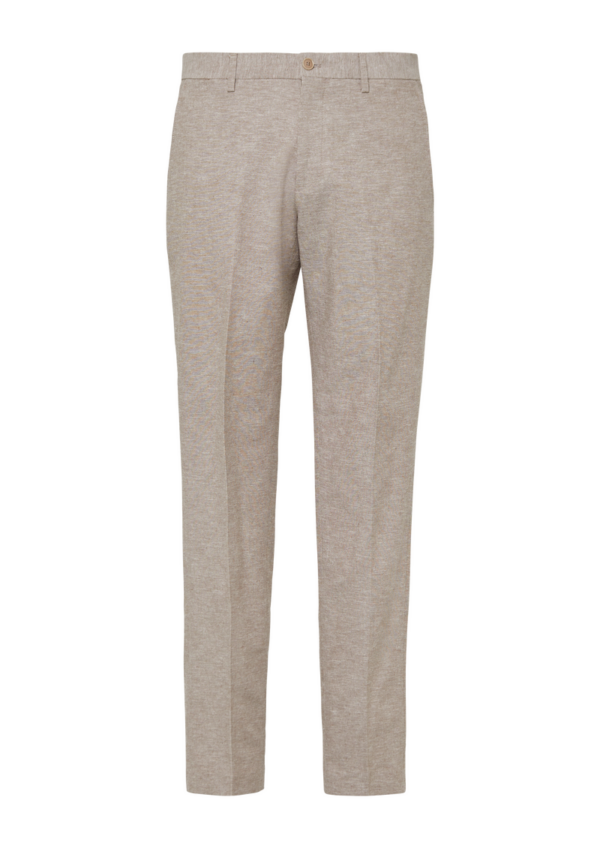 s.O PURE: Anzughose aus Leinenmix