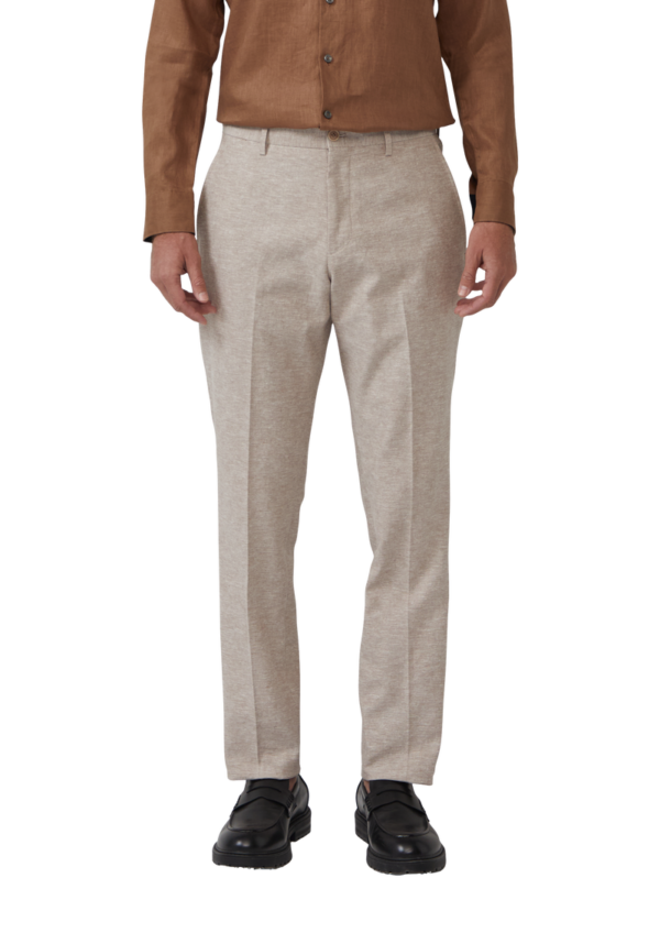 s.O PURE: Anzughose aus Leinenmix