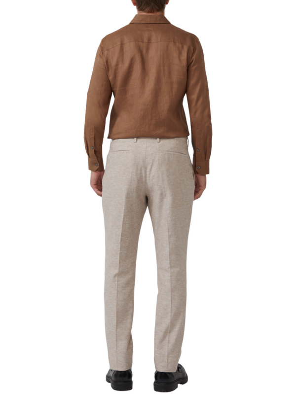 s.O PURE: Anzughose aus Leinenmix