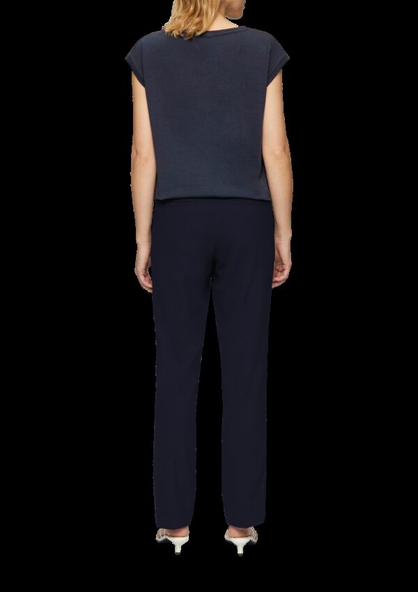 Ärmelloses Shirt im Fabricmix