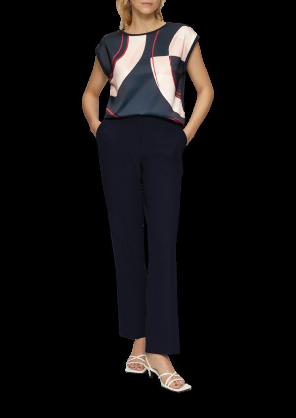 Ärmelloses Shirt im Fabricmix