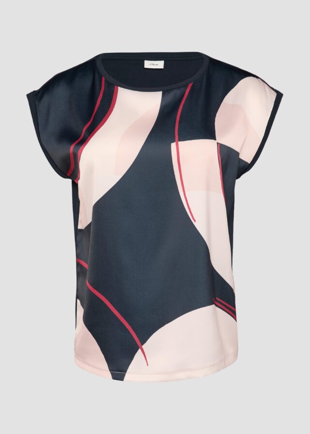 Ärmelloses Shirt im Fabricmix