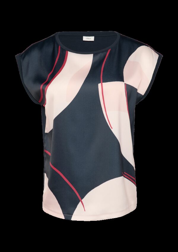 Ärmelloses Shirt im Fabricmix